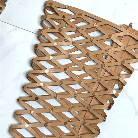 Privileged J.C. Dossier FIGHT FOR IT Beige Gladiator Thigh High Open Toe Boots 7 - Picture 8 of 10